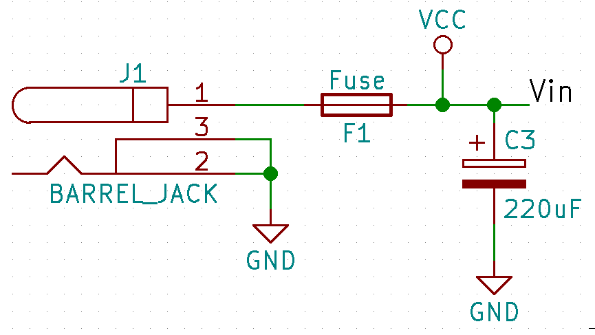 Bad capacitor placement relative to fuse.