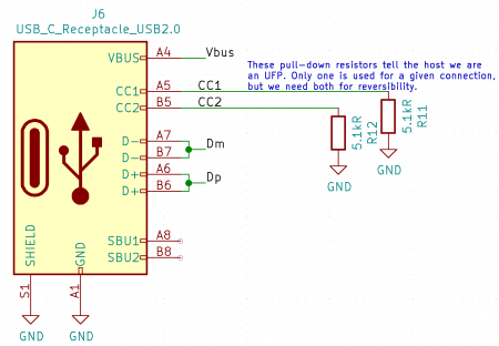 Simple Type C schematic